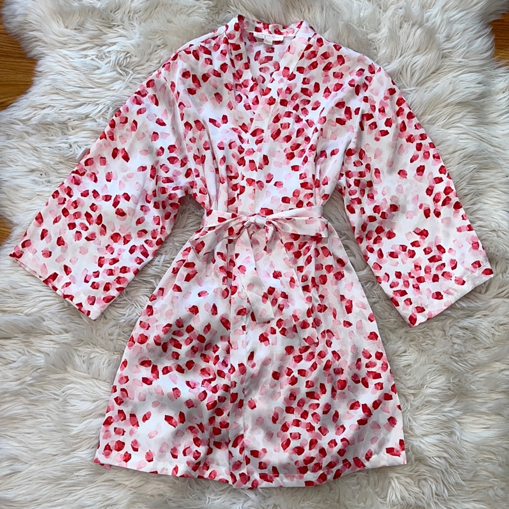 OSCAR DE LA RENTA pink label rose petal robe